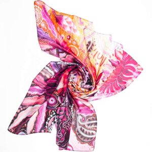 Scarf Chernee Sutton Waratah Flower 90cm x 140cm