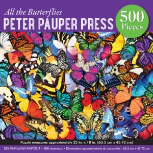 All the Butterflies - 500 piece puzzle