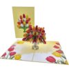 FL060_Bouquet_of_Tulips_origami_handmade_3d_pop_up_birthday_card_for_mum
