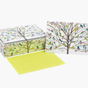 Note Cards - Tree of Budgies