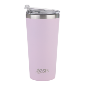 Oasis - Stainless steel double wall insulated travel mug 480ml - Carnation