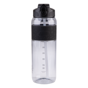 Oasis - Sports water bottle with sipper - 1L - Black