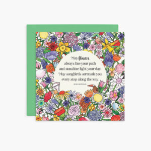 Twigseeds Friendship Card - May flowers always line your path and sunshine light your day.