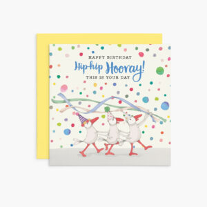 Twigseeds Greeting Card - Hip-Hip Hooray!