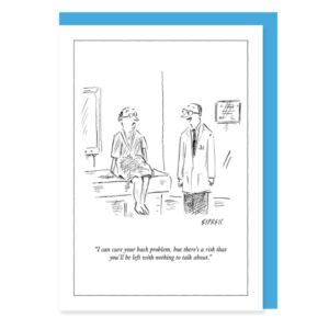New Yorker Card - Back Problems