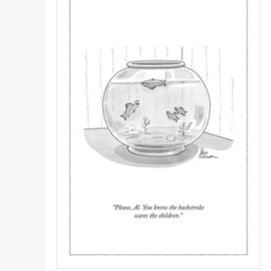 New Yorker Card - Backstroke