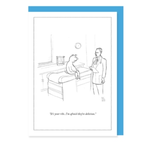 New Yorker Card - Delicious Ribs
