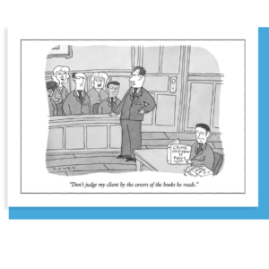 New Yorker Card - Don't Judge My Client