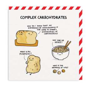 Gemma Correll Greeting Card - Complex Carbohydrates