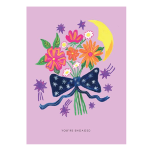 Card-Flowers and Bow