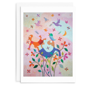 Leunig All Occasions Greeting Card - Enchanted Garden