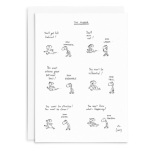 Leunig All Occasions Greeting Card - The Plodder