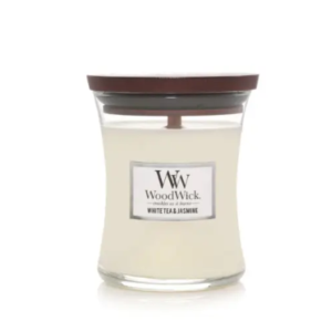 WoodWick White Tea & Jasmine Mini Candle