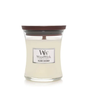 WoodWick Island Coconut Medium Candle