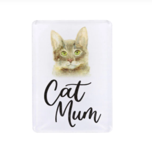 Pet Lovers Cat Mum 7cm Acrylic Magnet