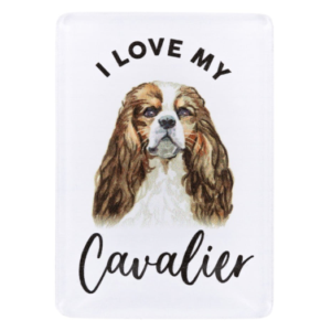 Pet Lovers Cavalier 7cm Acrylic Magnet